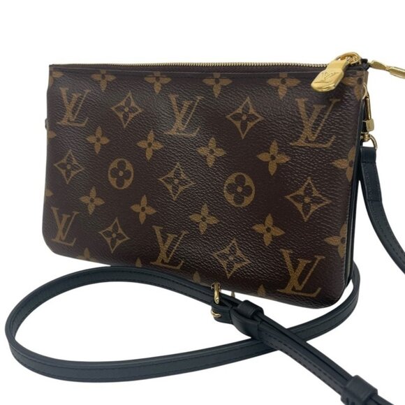 LOUIS VUITTON Brown Monogram Shoulder Bag - Picture 4 of 11